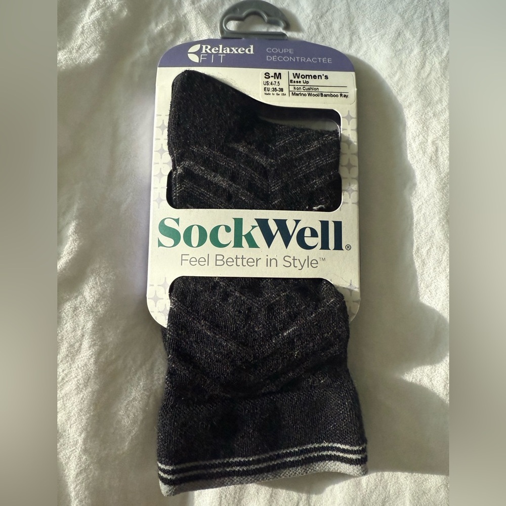 Women’s Sockwell Relaxed Fit Coupe Ease Up S-M (Black) NWT